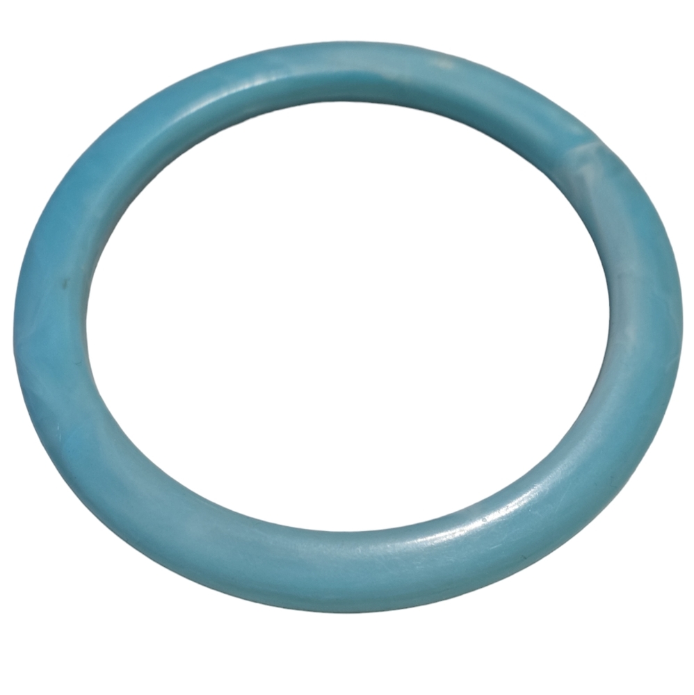 BLUE WHITE BANGLE BRACELETS ACRYLIC L12